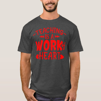 Camiseta Enseñando con el corazón amigo