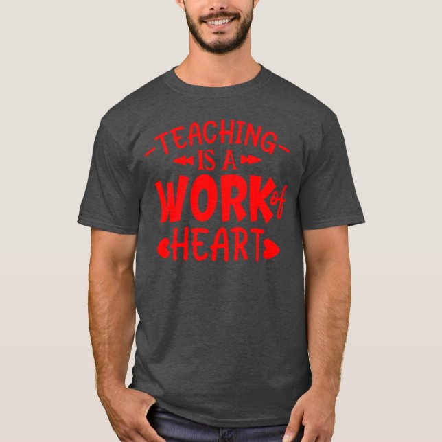 Camiseta Enseñando con el corazón amigo (Anverso)