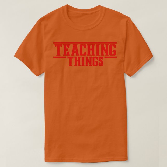 Camiseta Enseñando cosas 2 (Diseño del anverso)