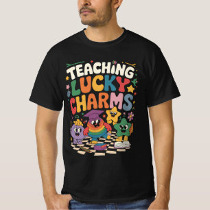 Camiseta Enseñando Lucky Charms al profesor el día de San P