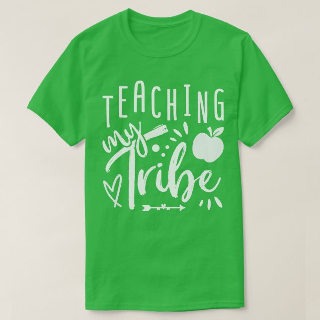 Camiseta Enseñando mi tribu 1 (Diseño del anverso)