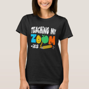 Camiseta Enseñando mis zoom para profesores