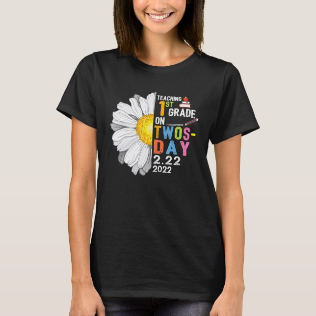 Camiseta Enseñanza 1er Grado El 2 De Septiembre 22 22 22 De (Anverso)