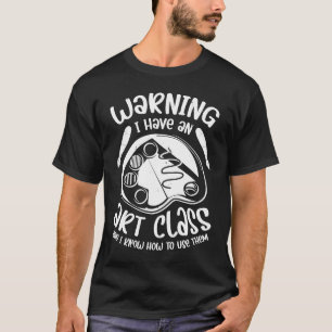 Camiseta Enseñanza artística de artistas de ropa para hombr