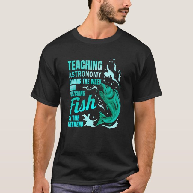 Camiseta Enseñanza Astronomía y Pesca (Anverso)