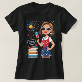Camiseta Enseñanza con Libertad y Sabor - 4 de julio Profes