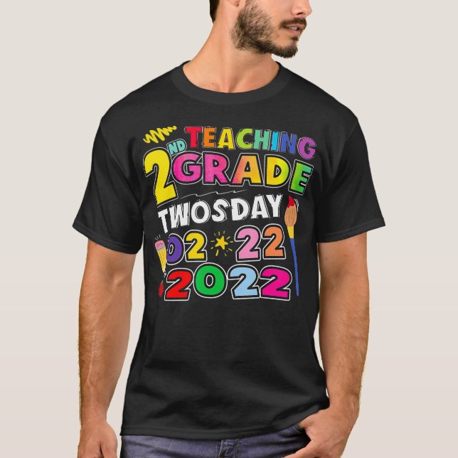 Camiseta Enseñanza de 2º Grado el 22 de febrero 222 (Anverso)