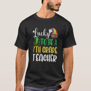 Camiseta Enseñanza de amor de séptimo grado Shamrock St Pat