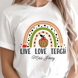 Camiseta Enseñanza de amor inspira agradecimiento a los pro