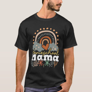 Camiseta Enseñanza de arcoiris de mamá ama de casa