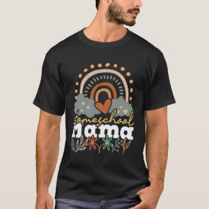 Camiseta Enseñanza de arcoiris de mamá ama de casa