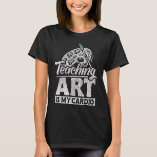Camiseta Enseñanza de artistas de ropa para profesores de a