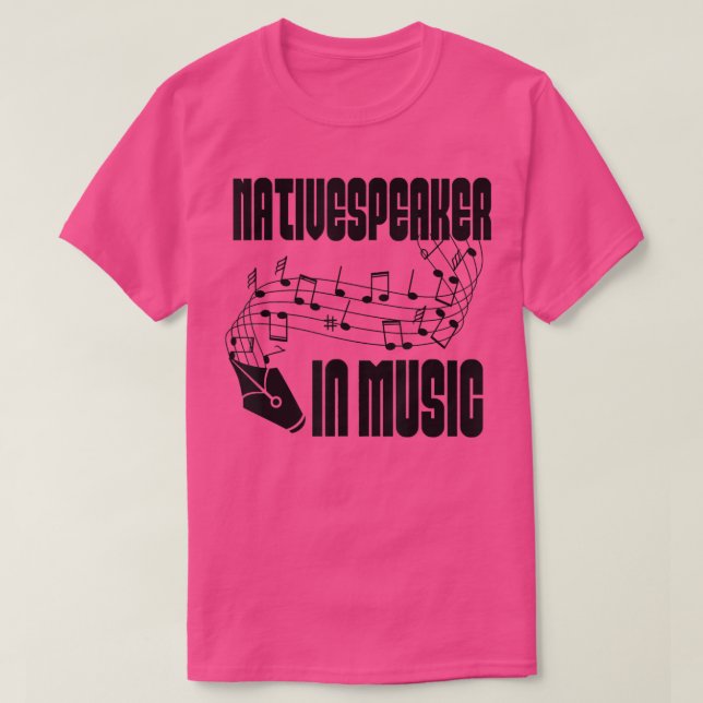 Camiseta Enseñanza de escritura de música o piano (Diseño del anverso)
