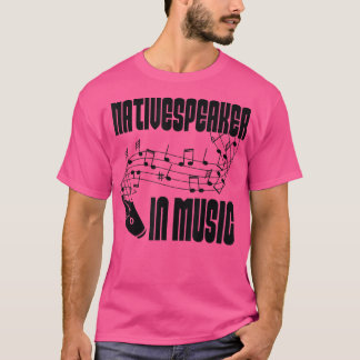 Camiseta Enseñanza de escritura de música o piano
