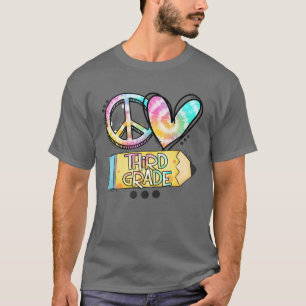 Camiseta Enseñanza de estudiante de tercer grado de amor po
