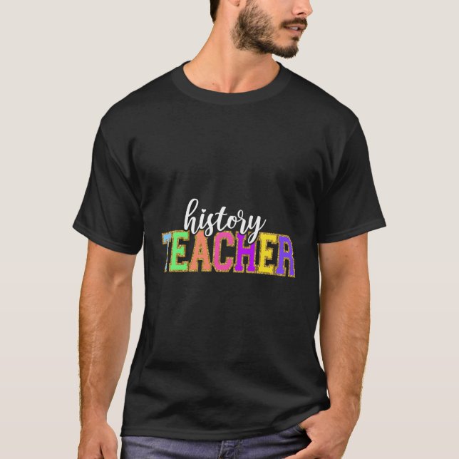 Camiseta Enseñanza de historia: profesores de regreso a la  (Anverso)