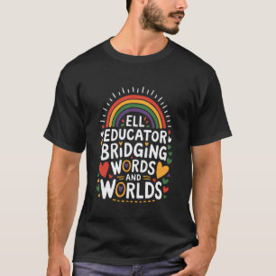 Camiseta Enseñanza de idiomas ENL Cotas para profesor de in