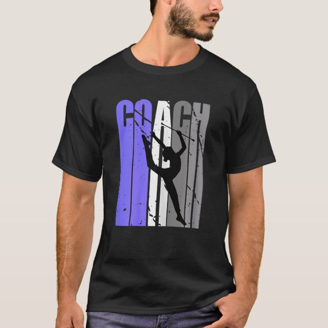 Camiseta Enseñanza de instructores de gimnasia rítmica púrp (Anverso)