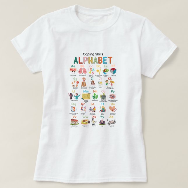 Camiseta Enseñanza de las habilidades de afrontamiento de l (Diseño del anverso)