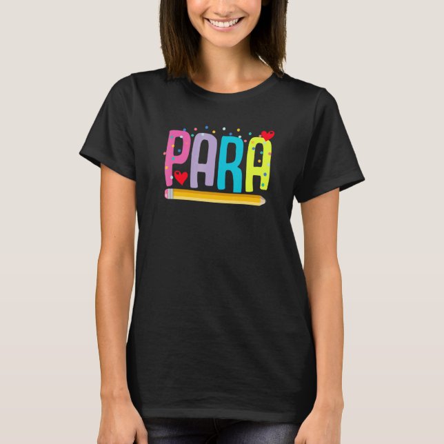 Camiseta Enseñanza de Paraeducadores de Escuelas Paraprofes (Anverso)
