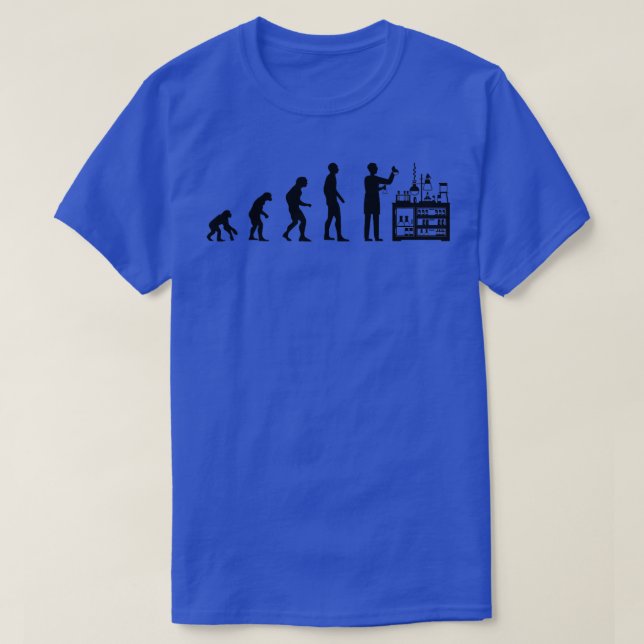 Camiseta Enseñanza de Química de Ciencia Evolución Química  (Diseño del anverso)