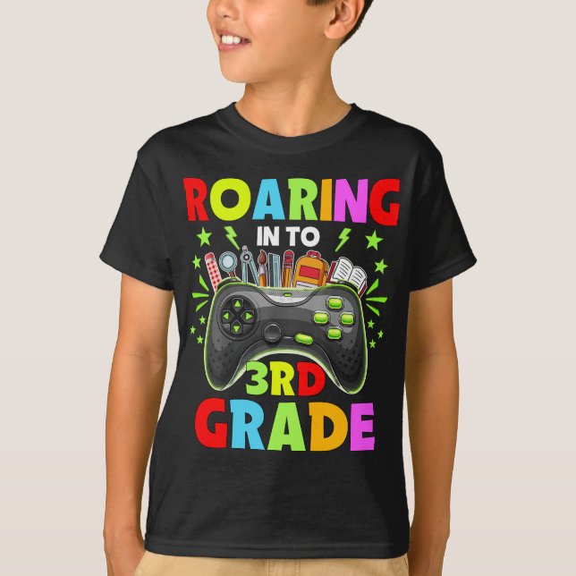 Camiseta Enseñanza de tercer grado (Anverso)
