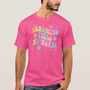 Camiseta Enseñanza de tinte de tie llena mi vida de profeso