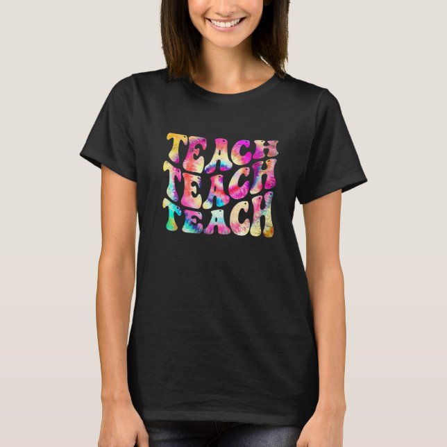 Camiseta Enseñanza de tinte para profesores Inspiradores (Anverso)