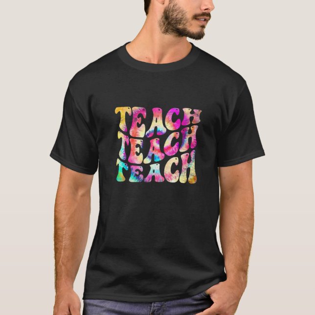 Camiseta Enseñanza de tinte para profesores Inspiradores (Anverso)
