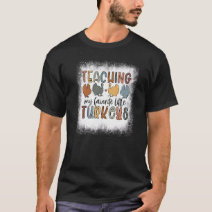 Camiseta Enseñanza educativa de mis pequeños pavos gracias