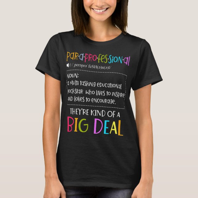 Camiseta Enseñanza escolar elemental para profesionales (Anverso)