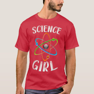 Camiseta Enseñanza estudiantil de Química Chica de Ciencia