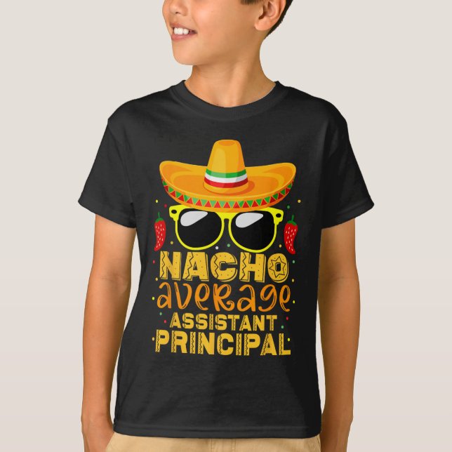 Camiseta Enseñanza Nacho Promedio De Istant Principal Cinco (Anverso)