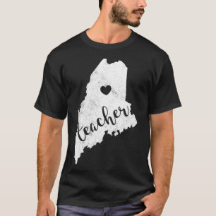 Camiseta Enseñanza pública de profesores de educación roja 