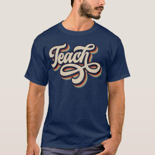 Camiseta Enseñanza retro vintage