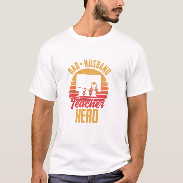 Camiseta Enseñanza secundaria de la escuela secundaria Hero (Anverso)