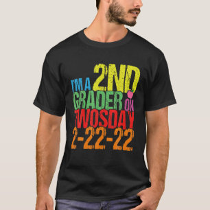 Camiseta Enseñanza Vintage De 2º Grado El Día 2-22-22 De Fe