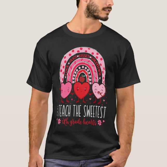 Camiseta Enseñar a los más dulces profesores de 12° grado V (Anverso)
