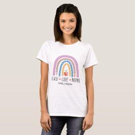 Camiseta Enseñar Amar Inspirar Maestro
