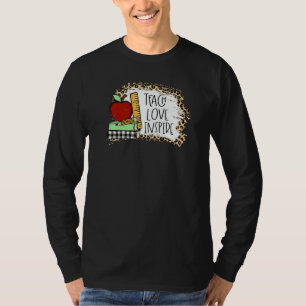Camiseta Enseñar Amor Inspirar Leopardo Guepardo Estampado