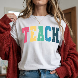 Camiseta Enseñar camisas para educadores, volver a la escue