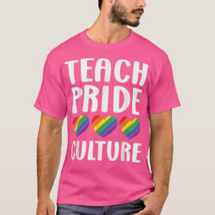 Camiseta Enseñar cultura del orgullo LGBTQ Derechos del org