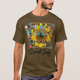 Camiseta Enseñar el amor inspirar de vuelta a la escuela Lu