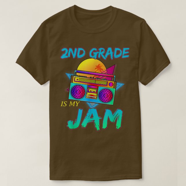 Camiseta Enseñar en 2º Grado es mi Jam Primer Grado Profeso (Diseño del anverso)