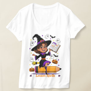 Camiseta Enseñar es un grito total – Despedida de Halloween