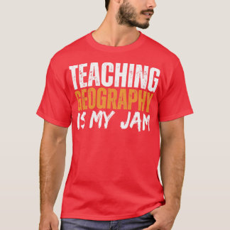 Camiseta Enseñar geografía es mi mermelada