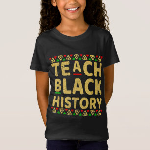 Camiseta Enseñar historia negra al profesor de historia neg