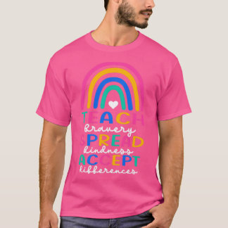 Camiseta Enseñar la amabilidad de la propagación de la vale