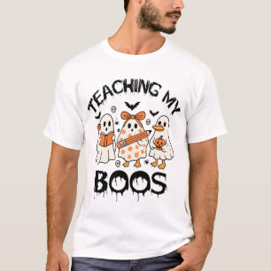 Camiseta Enseñar Retro a Mis Jefes Halloween