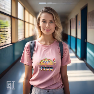 Camiseta Enseñaré por Tacos Profesora de Arte Mujer